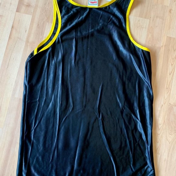 Vintage 90's WCW NWO Bill Goldberg Novel Teez Jersey Tank Muscle Shirt - Picture 4 of 4